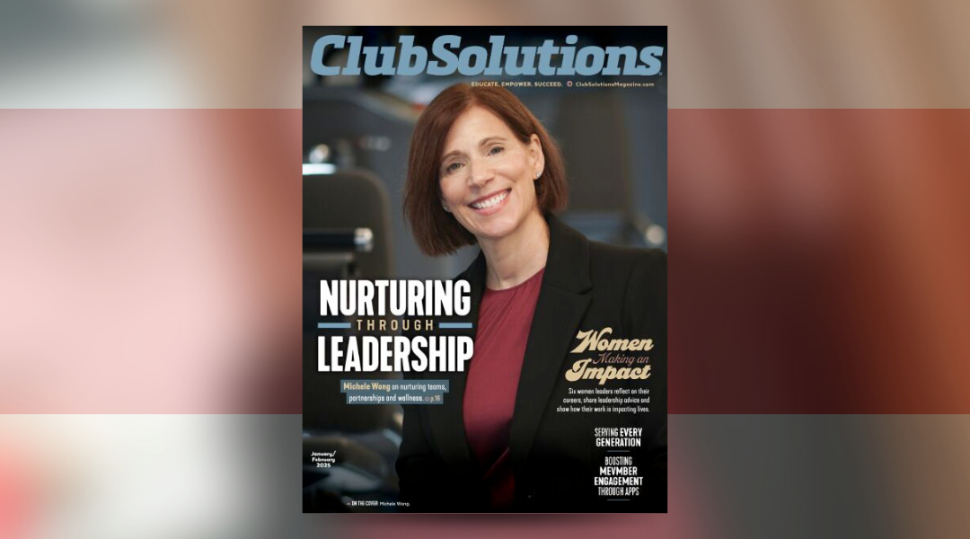 COO Michele Wong Featured on the Cover of Club Solutions Magazine