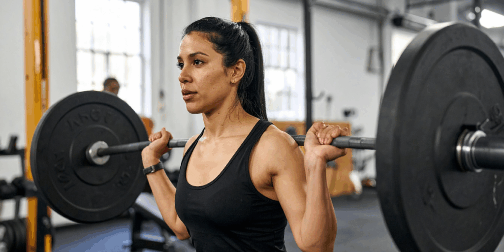 Woman strength training. Image that is part of 20 Wellness Trends for 2026.